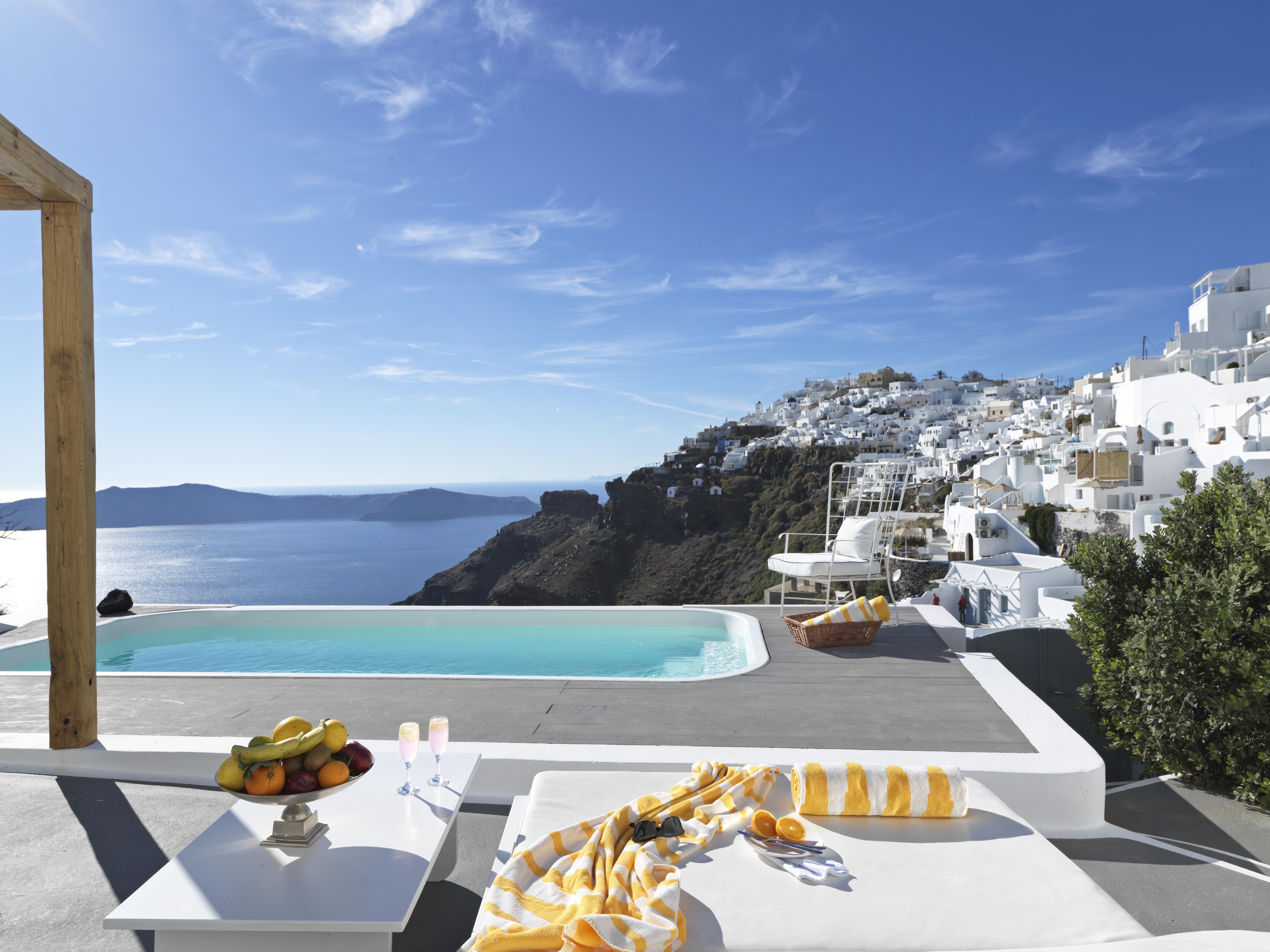 Katikies Chromata Santorini - The Leading Hotels Of The World Imerovigli  Exteriör bild